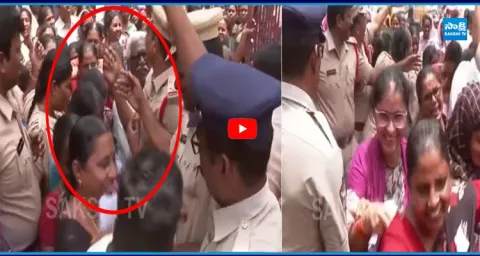 Aganwadis Protest Against Kutami Government 1