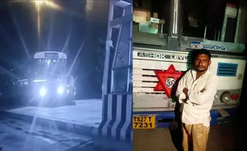 RTC Bus Theft Incident In Jangaon, Warangal District