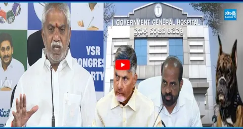 Malladi Vishnu SLAMS CM Chandrababu Over Worst Situation In AP Govt Hospitals  5