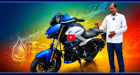 Water Bike Invented HHO Hydrogen Bike Kit  In Sircilla 1