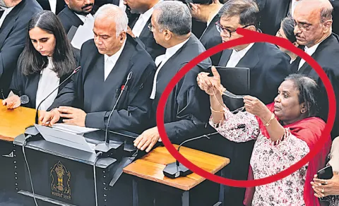 Hyderabad woman takes off mangalsutra in emotional Supreme Court plea