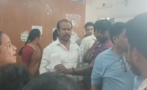 TDP leaders anarchy at Kapada