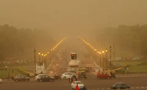 West Asia dust storm wipes out Delhi monsoon air gains