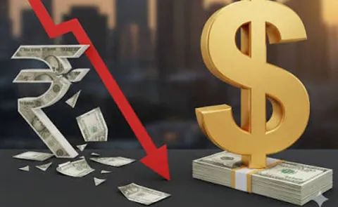 Rupee falls 48 paise to 96. 16 against USA dollar