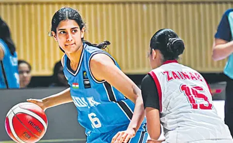 Second win for Indian womens basketball team