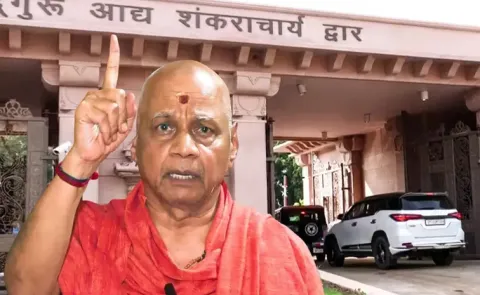 Ram Temple Donation Row Treasurer Govind Dev Giri Refuses to Resign Blames SBI for Lapses