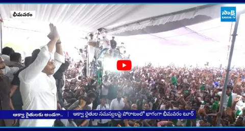 YS Jagan Bhimavaram Tour Grand Success 1