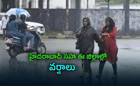 Telangana Rain Alert: Showers Likely Several Districts Hyderabad Get Relief