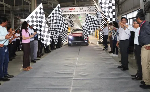 Mahindra Rolls Out Three Millionth Vehicle From Chakan Plant