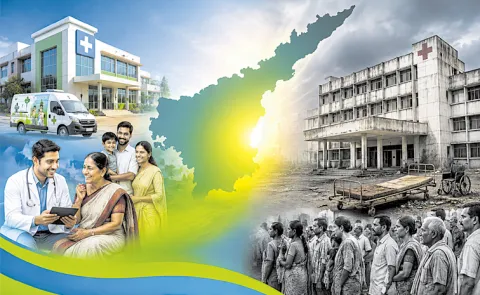Conspiracies against the government medical sector in AP