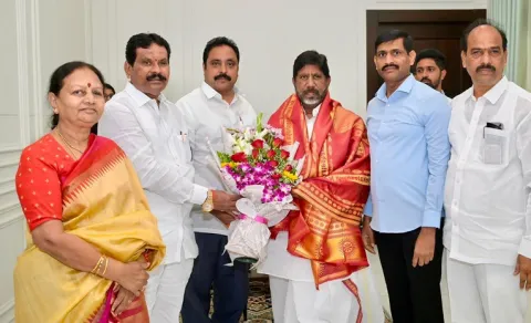 Employee Union Representatives Thanks To Bhatti Vikramarka