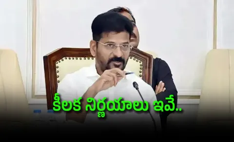 Telangana Cabinet Key Decisions: Sit Investigation To Dharani