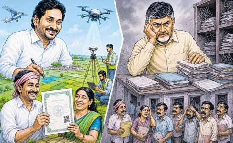 Land resurveys were revolutionary during Jagans tenure