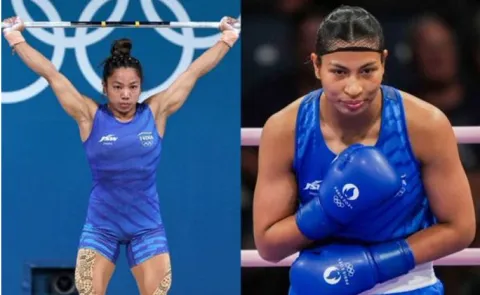Mirabai Chanu-Lovlina Borgohain Named Indias Flag Bearers CWG 2026