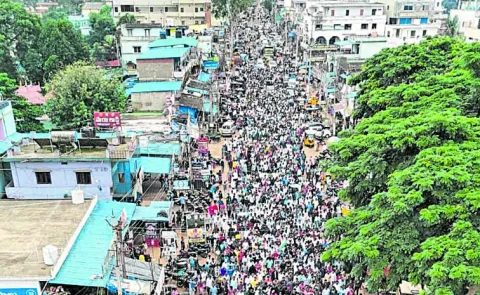 uge rally in Paderu Mahadharna at ITDA