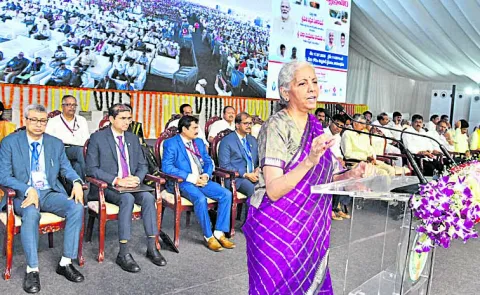 Nirmala Sitharamans credit outreach program in Narasaraopet