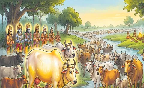 Govardhana Theeram: Funday Devotional Story Written By Sankhyayana