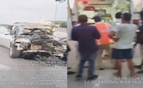 Horrific Road Accident in Visakhapatnam