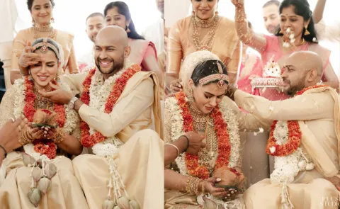 Sharmiela Mandre Wedding With Producer Sudhan Sundaram