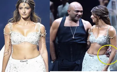 Gaurav Gupta Playful Gesture On Ananya Panday Waist Goes Viral