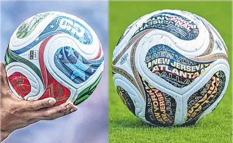 Ball color changes for four matches