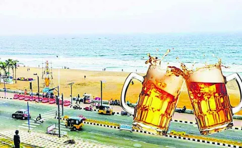 Beach bars as pilot projects in visakha and chirala 