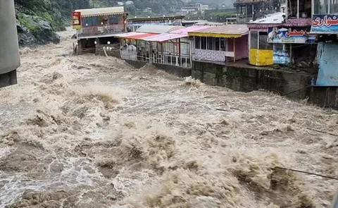 Flash Floods hit JKs Rajouri Town