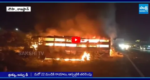 Truck And Bus Accident In Rajasthan 1