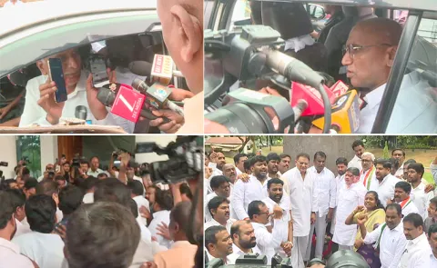 BRS Vs Congress Political Leaders Challenge In Hyderabad Updates