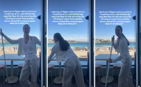 Woman quits 6-figure corporate job to work as waitress at 33 Goes Viral