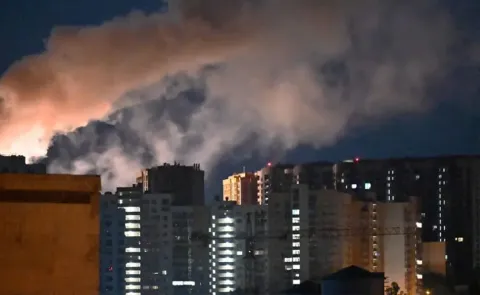 Russia pounds Kyiv in overnight missile and drone barrage
