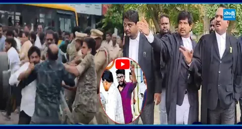 Jada Sravan Visuals At Sarpavaram Police Station Over Attack On Prashna Ravan 1