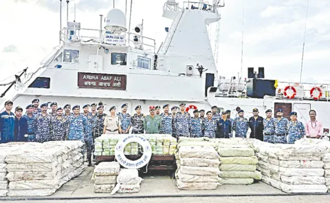 INDIAN COAST GUARD Bids Farewell to ICGS Aruna Asaf Ali