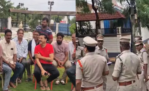Congress Vs BJP Chalo Ankapur Police 144 Section In Armoor