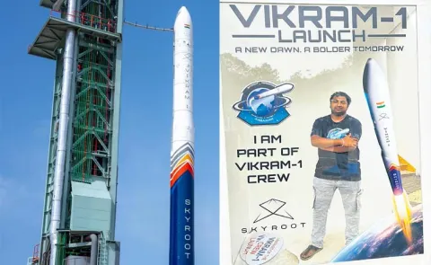 Khammam Student Vinay Kumar Involved In First Private Rocket Launch