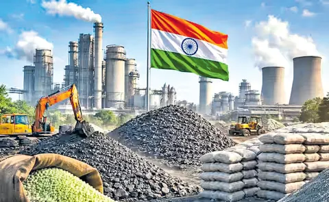 India production growth of nine core infrastructure sectors at a five-month