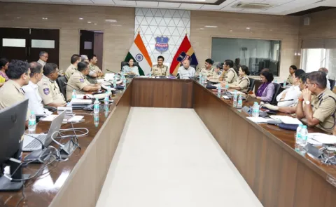 DGP CV Anand presides over crucial Staff Officers meeting