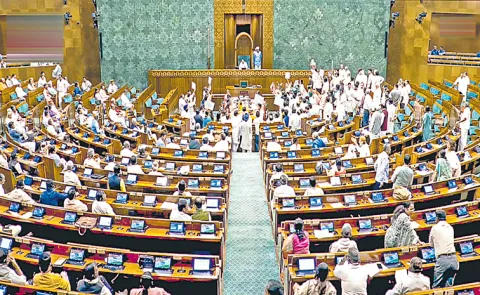 Both Houses of Parliament Adjourned for the Day Amid Opposition Protest