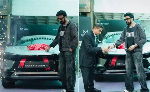 Actor Kiccha Sudeep Brings Home Mahindra BE 6 Electric SUV