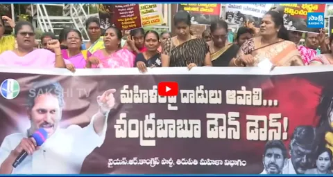 YSRCP Women Leaders Fires On Vangalapudi Anita At Tirupati 3
