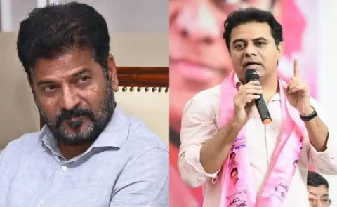 KTR Writes letter to Revanth Reddy