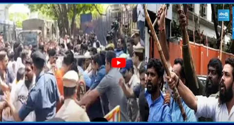High Tension At Patna Congress Office 1