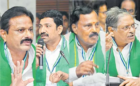 Tobacco farmers approached YS Jagan and expressed their problems