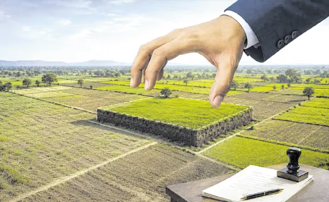 Chandrababu coalition govt Land Grabbing For Amaravati Capital Expansion: AP