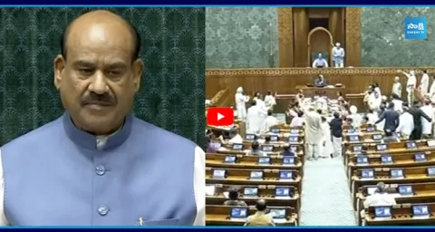 Opposition Protests Continue In Lok Sabha  3