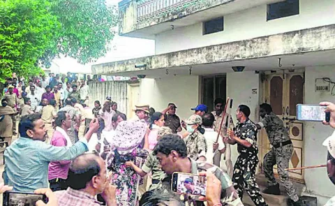 Man dies after pouring petrol in front of MLA camp office