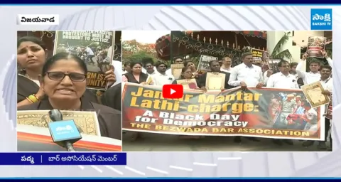 Advocates Protest in Vijayawada Demand Dharmendra Pradhan's Resignation 1