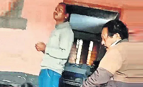 Viral Video Showing A Drunk Teacher 