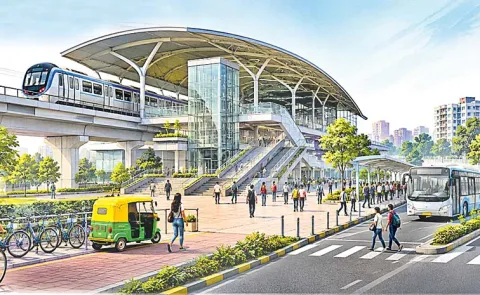 Setting Up Model Metro Stations In Hyderabad