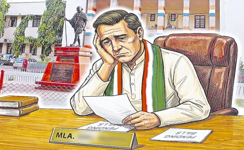Ruling party faces heat from MLAs over funds and pending: Telangana